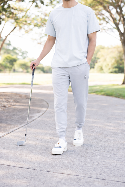 Slacks By It XYZ Joggers in Light Grey